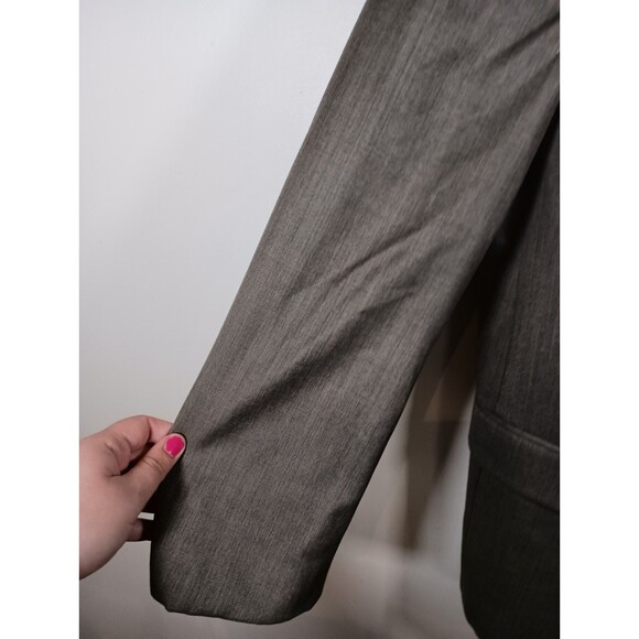 Joseph Abboud Wool USA Suit Blazer Jacket Pleated Pants Mens Tan Size 44L 38W - Picture 8 of 12